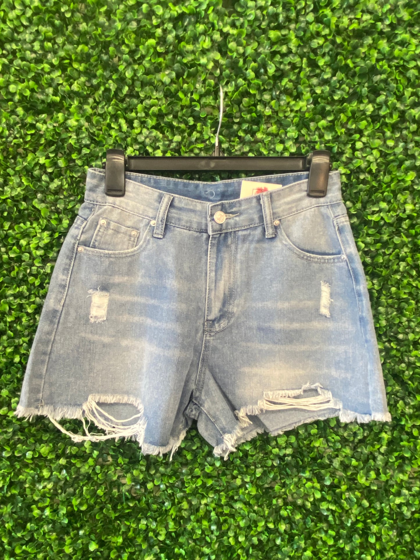 Medium Wash Denim Shorts