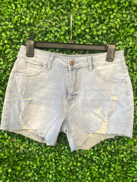 Light Wash Denim Shorts